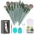 Makeup Brushes 22 Pcs Makeup Kit,Foundation Brush Eyeshadow Brush Make up Brushes Set (Green, 22 Piece Set)